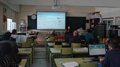 LIFE EcoTimberCell visita el FP de Edificación impartido por el CIFP Politécnico de Lugo