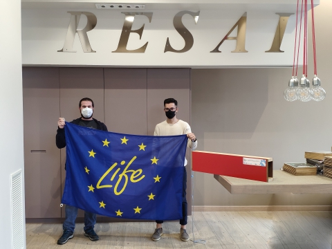 LIFE EcoTimberCell se reúne con RESAI para presentarles el proyecto