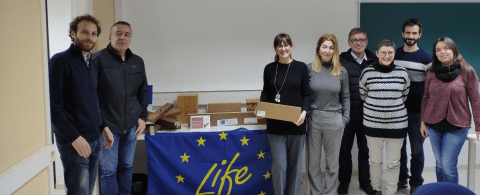 Presentación del proyecto LIFE EcoTimberCell a representantes de urbanismo del Ayuntamiento de Carballo